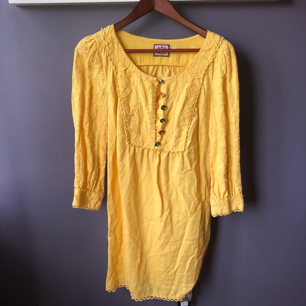Juicy couture yellow dress